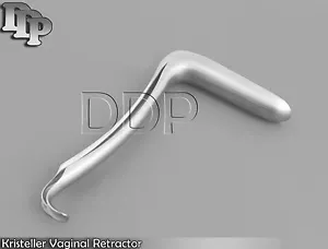 1 Set Kristeller Vaginal Retraktor (30mmx70mmx8,25'') Veterinär Gynäkologie - Bild 1 von 3