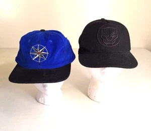Lot of 2 Marvel Black Panther Cap & Vintage Marlboro Hat Deadstock Trucker Hat - Picture 1 of 8