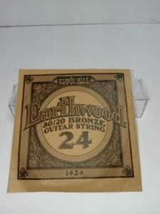 Ernie Ball Earthwood 80/20 Bronze Corrosion Resistant Guitar String 1424 - Picture 1 of 2
