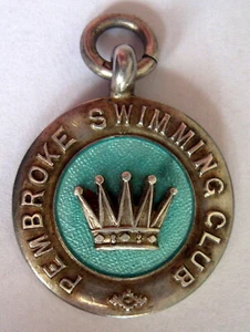 UNITED KINGDOM, PEMBROKE SWIMMING CLUB - HANNA CUP 1931 SILVER MEDAL - Foto 1 di 2