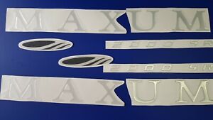 Maxum Boat Emblems 29" chrome + FREE FAST delivery DHL express - Raised Decals