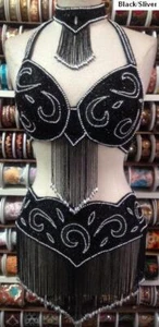 Jasdee Belly Dance Costume Hand Work Beaded Style 1003 - Picture 1 of 10