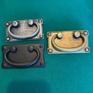 Gemischte Metall Schubladengriffe 3er Set Bügelgriffe - Industrial Landhausstil - Matt - Bild 1 von 3