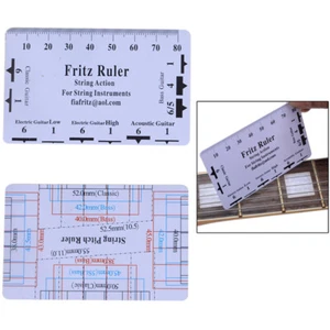 1PC Guitar String Action Gauge String Pitch Ruler Guitar Bass Measur.HQ - Picture 1 of 7