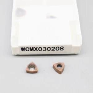 10PCS WCMX030208 CNC Carbide Inserts Drill Inserts WCMX03 For Stainless Steel - Picture 1 of 4