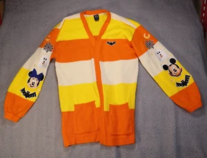 Disney Halloween Strickjacke Hot Topic Mickey Candy Corn Her Universe SMALL - Bild 1 von 10