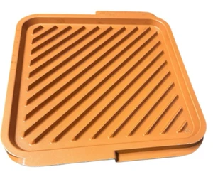 Gotham Steel Non-Stick Reversible Double Grill Beige Titanium & Ceramic 11.5 New - Picture 1 of 8