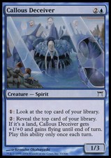 Magic the Gathering MTG Callous Deceiver (53) Champions of Kamigawa   LP