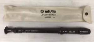 YAMAHA Soprano Recorder Flute Baroque Musical Instrument with Case - Picture 1 of 5