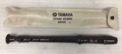 YAMAHA Soprano Recorder Flute Baroque Musical Instrument with Case - Image 1 of 4