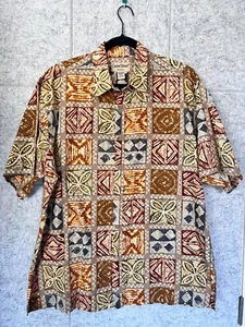 Cooke Street Honolulu Aloha Hawaiian Tropical Shirt Men's X-Large Batik - Picture 1 of 4