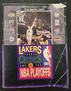 Lakers Versus Celtics NBA Playoffs Sega Genesis gioco solo manuale istruzioni - Foto 1 di 7