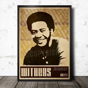 Bill Withers Art Poster Music Soul Funk Curtis Mayfield James Brown - Picture 1 of 1
