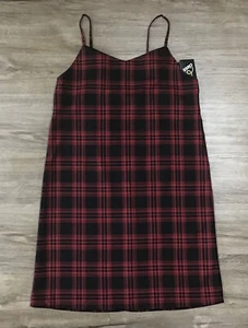 Girls' Strappy Plaid Red Slip Dress art class XXL (18) *INCOMPLETE* - Picture 1 of 2