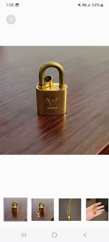 LOUIS VUITTON（LV） Luis Vuitton lucchetto e chiave su catena senza marchio