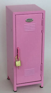 Kids Mini Metal Locker Kids Treasure Box 4.25"w 4.50"d 10.75"h 11 colors, SS622