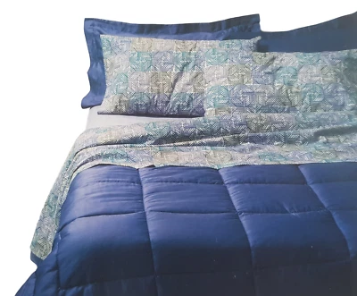 Lenzuola calda flanella Completo Letto inverno invernale multicolore ZUCCHI PEPE - Immagine 1 di 3