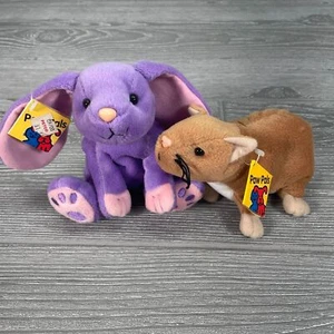 Petco Paw Pals Floppy il coniglio coniglietto e Hamilton criceto becco sacchetto peluche NUOVO - Foto 1 di 10