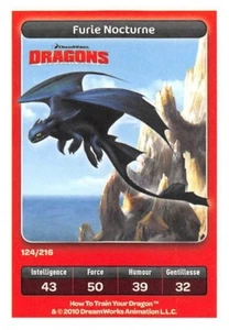 Carte Carrefour Dreamworks - Dragons - Furie Nocturne N°124 - Picture 1 of 1