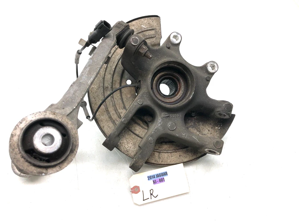 Jaguar XJ 2010-2019 AWD conductor izquierdo husillo trasero nudillo buje sensor de velocidad fabricante de equipos originales. Foto 1 de 4