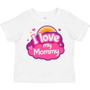 Inktastic I Love My Mommy Girls Toddler T-Shirt Babys 1st Mothers Day Girl Mom - Picture 1 of 6