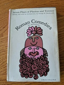 Roman Comedies An Anthology 1942 Duckworth Plautus Terence HCDJ - Imagen 1 de 14