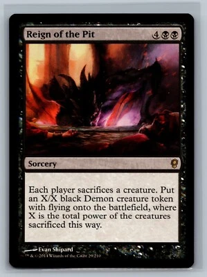 Magic The Gathering Conspiracy Reign of the Pit #29/210 MTG TCG CCG - Image 1 of 2