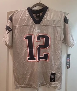 NWT * New England Patriots Jersey NFL Reebok Tom Brady #12 On Field Youth Large - Picture 1 of 5