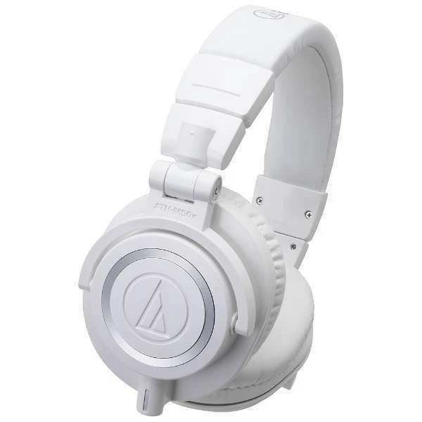 Audio-Technica ATH-M50XWH Professional Studio Monitor Headphones, White