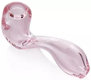 Tubo de mano de vidrio GRAV® Mini Classic Sherlock 4" tubería gruesa ahumada *ee. uu.* - Imagen 1 de 1