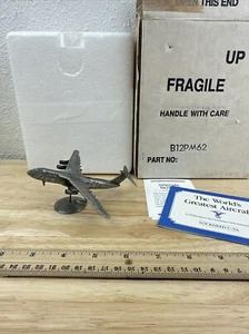 Franklin Mint The Worlds Greatest Aircraft Collectible Pewter Lockheed C-5A - Picture 1 of 7