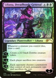 Liliana, Dreadhorde General *Stained Glass Foil* | SLD Secret Lair | NM MTG - Picture 1 of 1