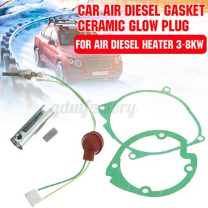 Car Air Diesel Gasket & Ceramic Glow Plug For Webasto Heater 3-8kw Repair DIY - Picture 1 of 10