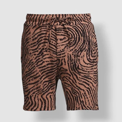 $158 Twenty Montreal Men's Black Identity Hyper Reality Knit Shorts Size S Foto 1 de 4