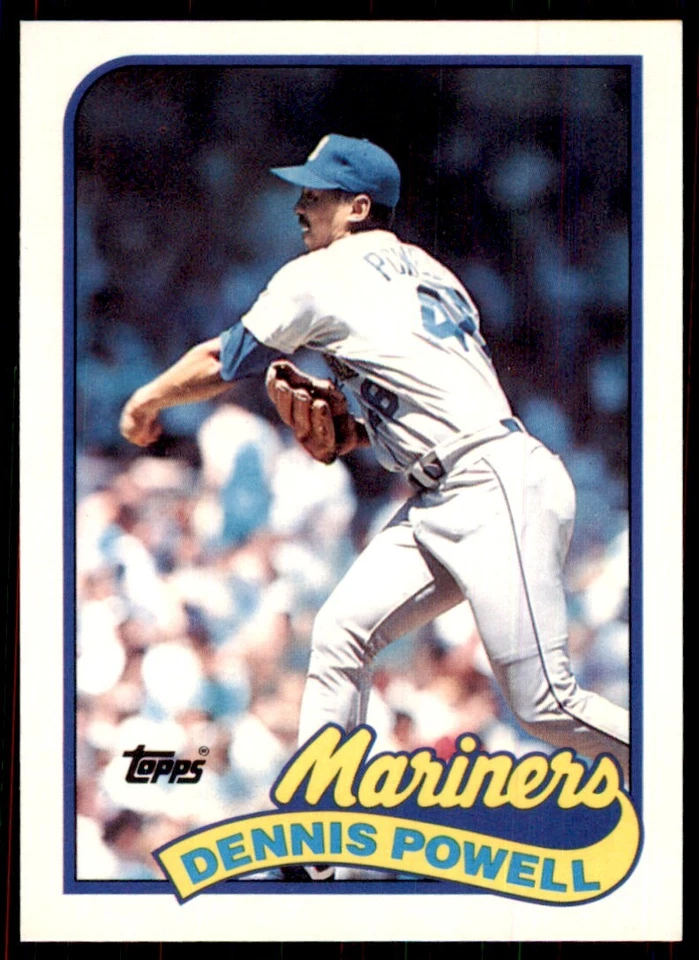 1989 Tops Traded Dennis Powell Baseball Cards #97T - Image 1 of 2