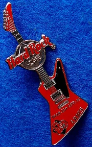 TOKYO ARIES RAM ZODIAC ASTROLOGY BIRTHDAY EXPLORER GUITAR Hard Rock Cafe PIN  - Picture 1 of 1