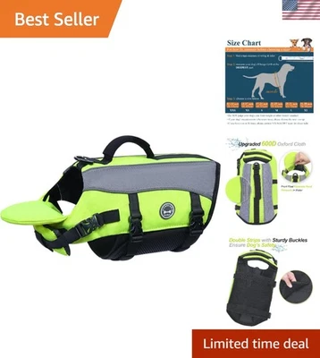 Chaleco de natación ajustable para perros, talla M - alta visibilidad y comodidad para la diversión del verano Foto 1 de 4