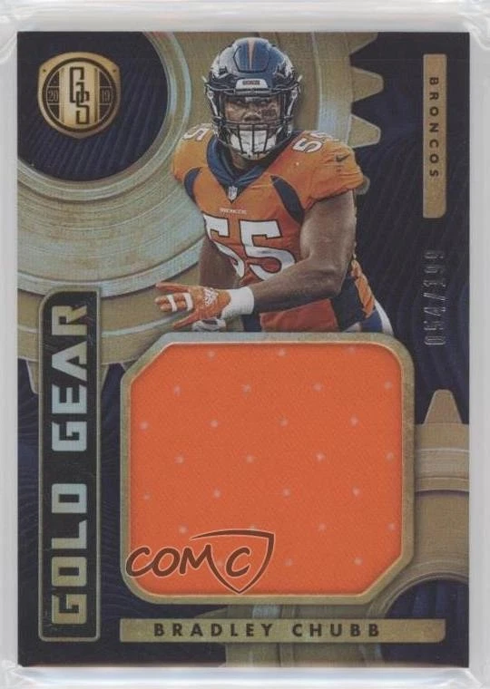 2019 Panini Gold Standard Gold Gear /199 Bradley Chubb #GG-21 - Image 1 of 2