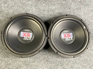 Par de subwoofers Sony XS-102X 🔊 10" 150W RMS 400W Max 4Ω audio vintage para automóvil - Imagen 1 de 20