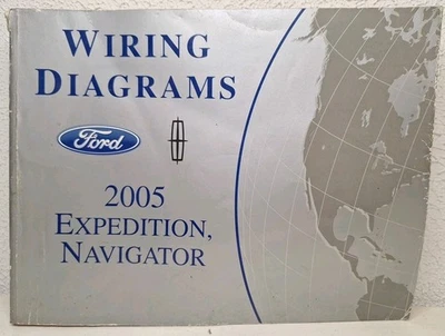 Ford Expedition Navigator 2005 diagrama de cableado eléctrico de fábrica esquemas OEM  Foto 1 de 2