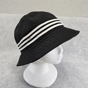Adidas Originals Fischerhut schwarz drei Streifen Trefoil Logo Kappe Erwachsene Einheitsgröße - Bild 1 von 17