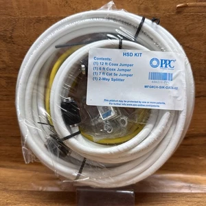 PPC HSD KIT MFG# CH-SIK-DATA-02 Home/Office Phone & Data Coaxial Cable Kit NIP - Picture 1 of 4