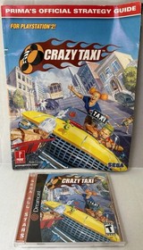 Crazy Taxi Dreamcast CIB Tested Complete + Prima Official Strategy Guide PS2
