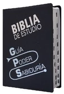 Biblia de estudio Traduccion Lenguaje Actual GPS Piel Genuina negro Indices - Picture 1 of 11
