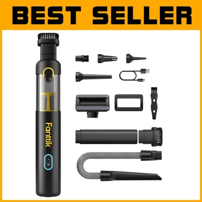 Cordless Car Vacuum - Ultra-Light, 10 Accessories - Image 1 of 4