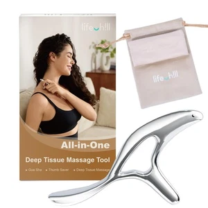 Herramienta de masaje punto gatillo lifechill para masaje de tejido profundo y gua sha, músculo... - Imagen 1 de 9
