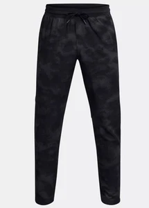 Under Armour UA Men SportStyle Printed Tapered Pants Black Camo Sz M 1383281-001 - Picture 1 of 15