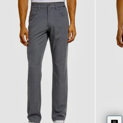 Pantalones para hombre Travis Mathew talla 32 gris jaspeado rendimiento tecnológico carrera de golf Foto 1 de 4