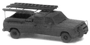 GHQ 51008 N Scale - (Unpainted Metal Kit) Crew-Cab 1-Ton Pickup w/Accessories - Picture 1 of 1