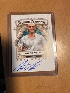 2025 Goodwin Champions Andre Agassi SU CARD Autografo SSP - Foto 1 di 3